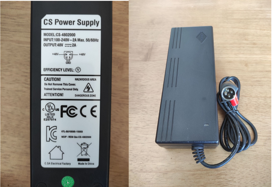 *Brand NEW* For 48V 2A CS Power Supply CS-4802000 DVR Charger 4 PIN Cable Cord AC/DC Adapter